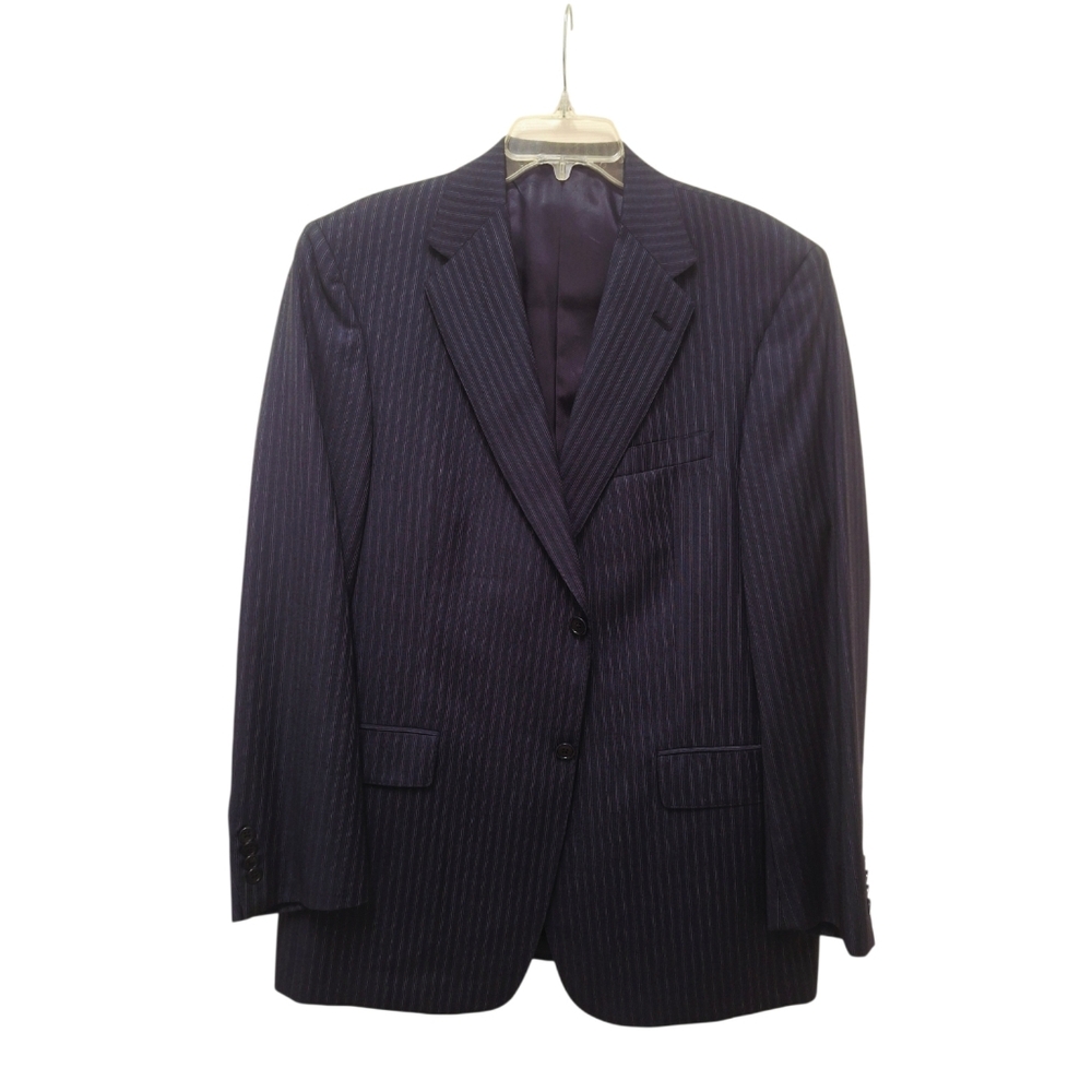 Daniel Cremieux/Loro Piana/Dillard's Men's 42R Navy/Blue Pinstripe Blazer